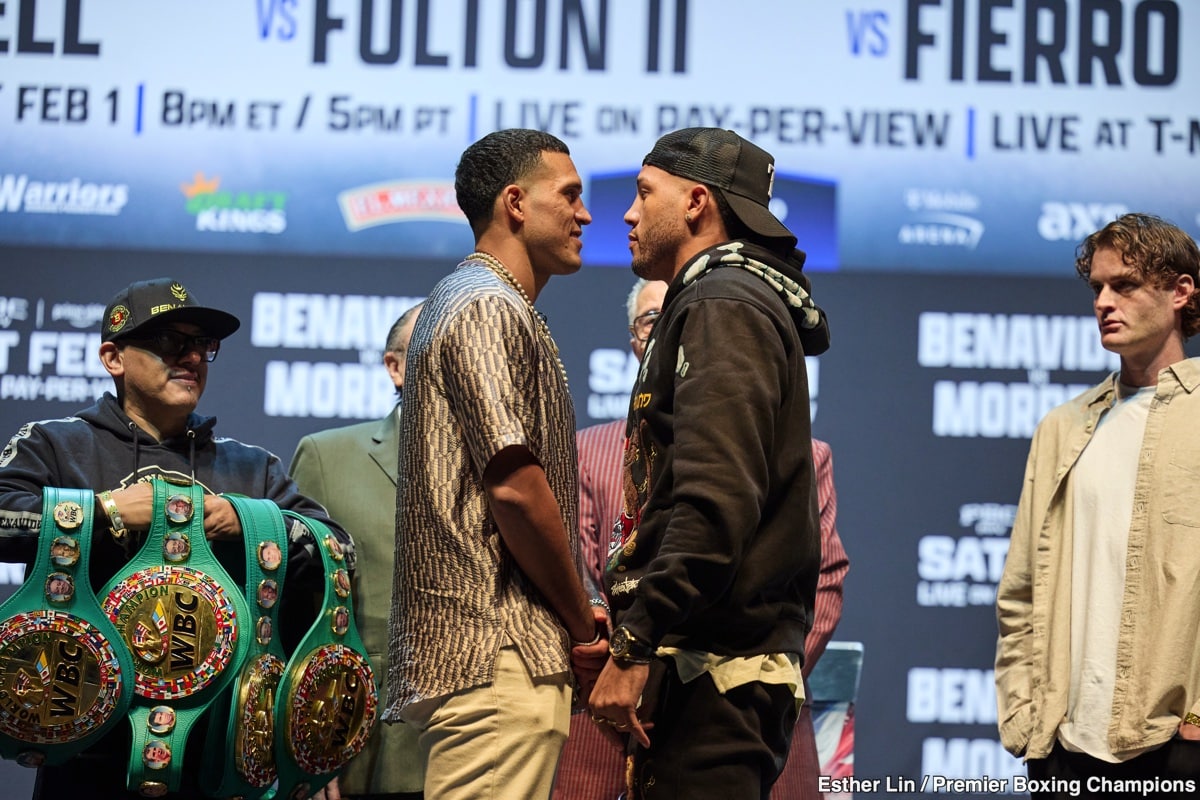 David Benavidez vs David Morrell Press Conference Presser 1