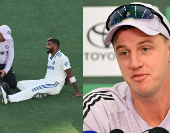 Morne Morkel and Jasprit Bumrah .webp