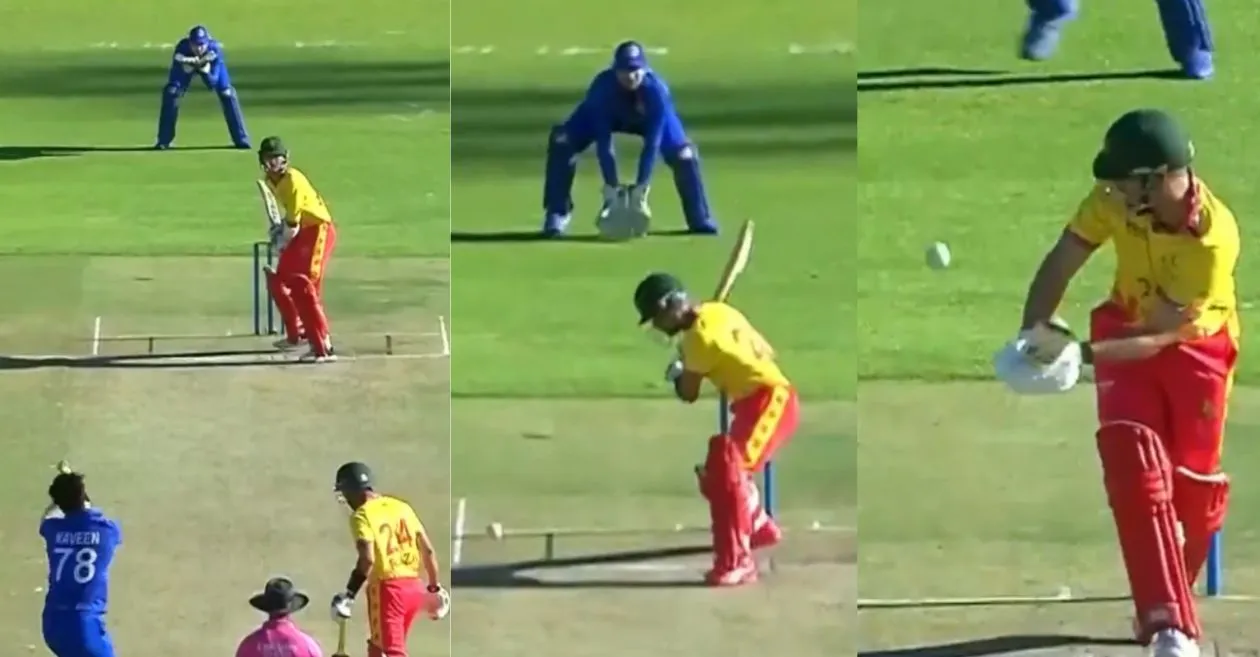 Naveen ul Haqs chaotic 13 ball over costs Afghanistan against Zimbabwe in the 1st T20I.webp